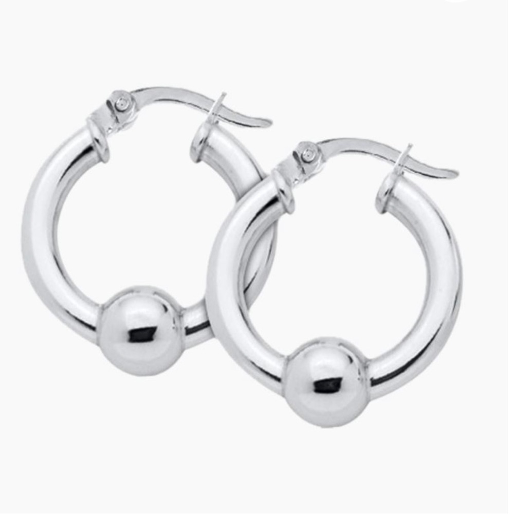 Single Hoop Earrings from the Cape Cod Jewelry Collection by LeStage